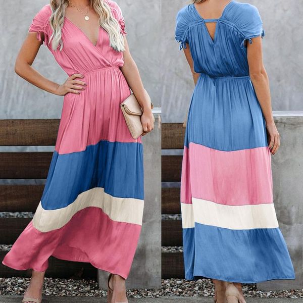 summer boho elegant dresses for women 2021 casual loose patchwork short sleeve beach sundress robe longue, Black;gray
summer boho elegant dresses for women 2021 casual loose patchwork short sleeve beach sundress robe longue, Black;gray