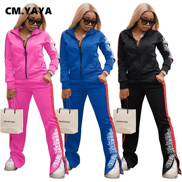 active patchwork two 2piece set for women fall winter fitness outfit tra jaet + slit flare pants sporty trasuitby air, White
active patchwork two 2piece set for women fall winter fitness outfit tra jaet + slit flare pants sporty trasuitby air, White