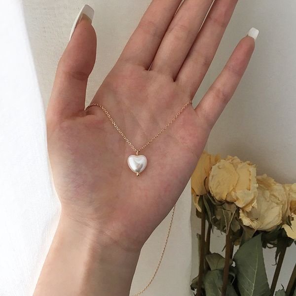 necklaces pendants mengjiqiao 2021 sweet girls elegant pearl heart necklace for women students fashion party choker jewelry gifts, Silver
necklaces pendants mengjiqiao 2021 sweet girls elegant pearl heart necklace for women students fashion party choker jewelry gifts, Silver
