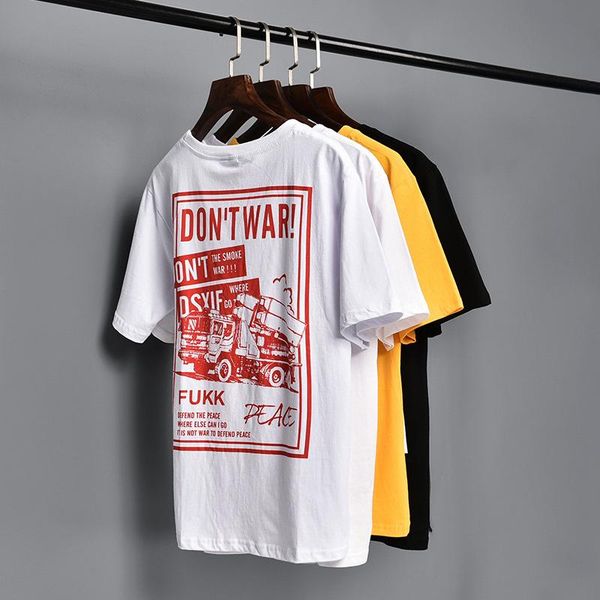men's t-shirts summer hip-hop car printed short-sleeve white t-shirt slim round neck pullover for men street wear top, White;black
men's t-shirts summer hip-hop car printed short-sleeve white t-shirt slim round neck pullover for men street wear top, White;black