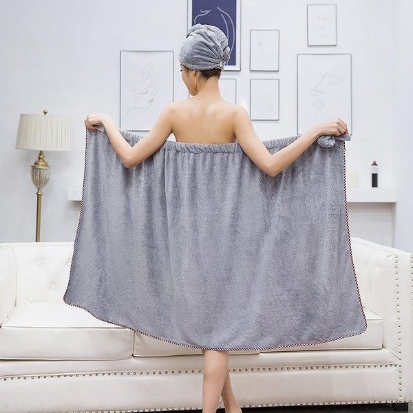 towel 2pcs/set towelling bathrobe bathroom soft microfiber absorbent beach towels for women qui- dry bath
towel 2pcs/set towelling bathrobe bathroom soft microfiber absorbent beach towels for women qui- dry bath
