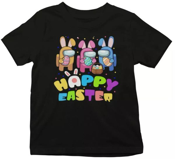 happy easter kids t-shirt easter among us impostor adorable easter gift t-shirt, White;black
happy easter kids t-shirt easter among us impostor adorable easter gift t-shirt, White;black