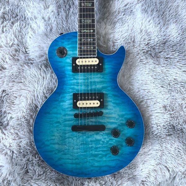 electric guitar china custom shop made beautiful and wonderful blue color ebony fingerboard
electric guitar china custom shop made beautiful and wonderful blue color ebony fingerboard