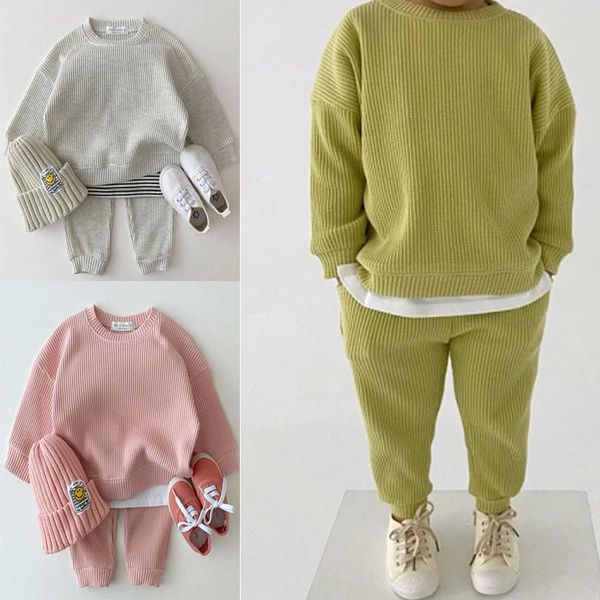 clothing sets baby tracksuits for girls cotton knitting pullovers +pants clothes boys born toddler outfits loose, White
clothing sets baby tracksuits for girls cotton knitting pullovers +pants clothes boys born toddler outfits loose, White