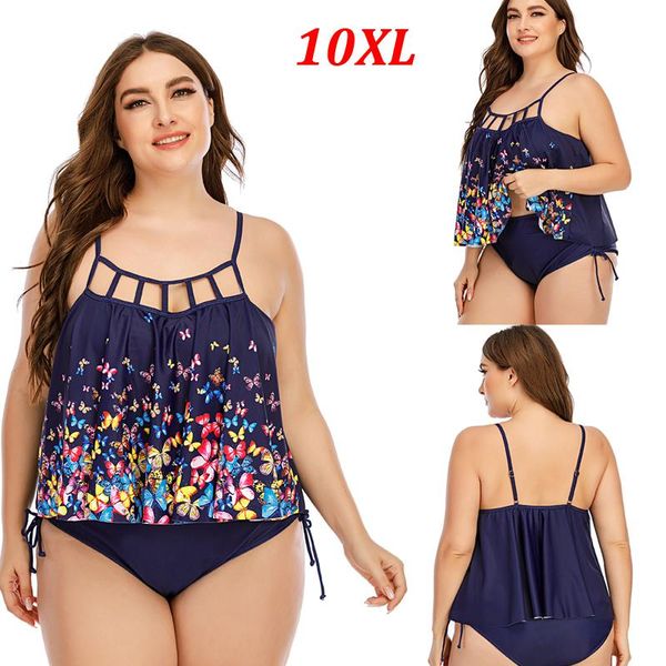 one-piece suits 2021 plus size 10xl tankini women swimwear bathing suit print with high waisted bottom bikini set swimsuit 
one-piece suits 2021 plus size 10xl tankini women swimwear bathing suit print with high waisted bottom bikini set swimsuit
