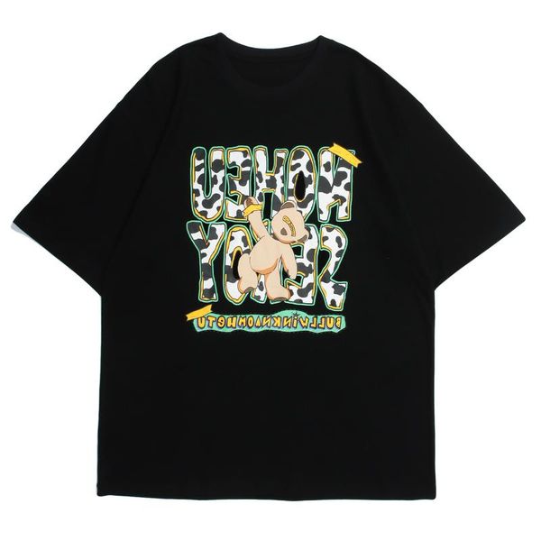 men's t-shirts streetwear t shirt hip hop harajuku letter bear print tshirt men cotton casual t-shirt 2021 summer short sleeve tee, White;black
men's t-shirts streetwear t shirt hip hop harajuku letter bear print tshirt men cotton casual t-shirt 2021 summer short sleeve tee, White;black