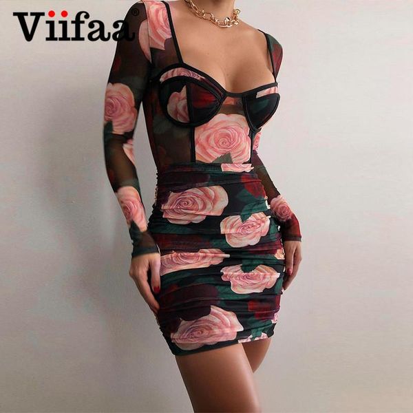 casual dresses viifaa sweetheart neck floral print see through mesh mini for women party high waist bodycon ruched dress, Black;gray
casual dresses viifaa sweetheart neck floral print see through mesh mini for women party high waist bodycon ruched dress, Black;gray