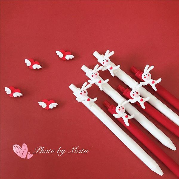 gel pens 6pcs/lot student creative cartoon emoticons pen black 0.5mm stationery wholesale
gel pens 6pcs/lot student creative cartoon emoticons pen black 0.5mm stationery wholesale