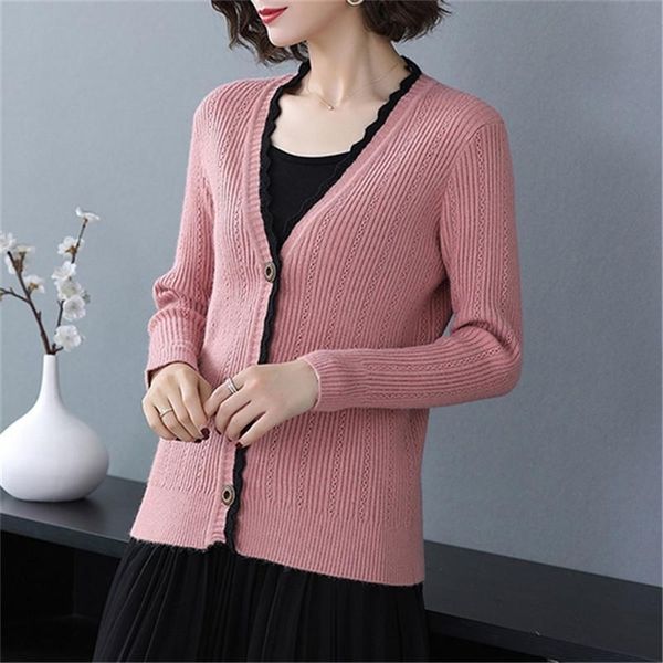casual slim knitted button cardigan korean style spring ribbed sweaters coat women long sleeve knitwear female 210522, White
casual slim knitted button cardigan korean style spring ribbed sweaters coat women long sleeve knitwear female 210522, White