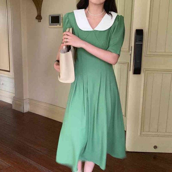 casual dresses elegance high waist summer vintage sweet princess color-hit femme all match es vestidos 56zu, Black;gray
casual dresses elegance high waist summer vintage sweet princess color-hit femme all match es vestidos 56zu, Black;gray