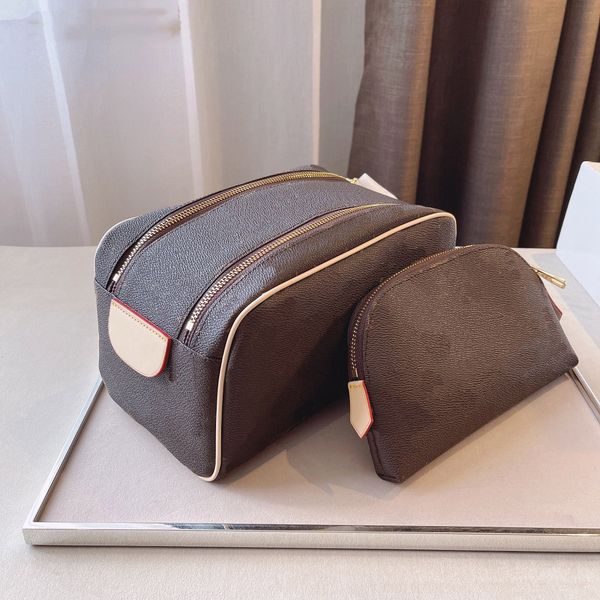 portable large capacity cosmetic bags luxury designer handbags women beauty makeup cases with small toiletry bag double zippy size 26*14*15c
portable large capacity cosmetic bags luxury designer handbags women beauty makeup cases with small toiletry bag double zippy size 26*14*15c