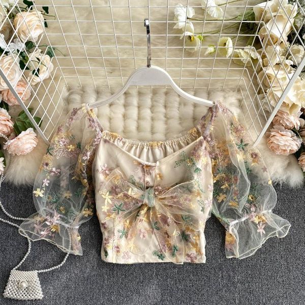 summer french palace style women shirt puff sleeve embroidered cropped retro mesh ll955, White
summer french palace style women shirt puff sleeve embroidered cropped retro mesh ll955, White