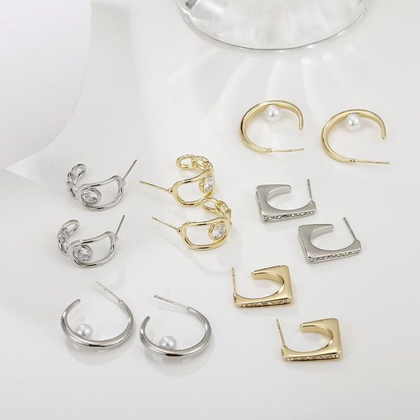 stud kaplan center personalized fashiongeometric diamond retro stitching pearls earrings punk women, Golden;silver
stud kaplan center personalized fashiongeometric diamond retro stitching pearls earrings punk women, Golden;silver