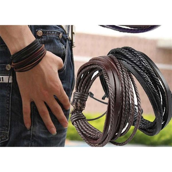 jewelry fashion multilayer bracelet wrap charm genuine leather with braided rope for men & women hand-knitted bracelets, Golden;silver
jewelry fashion multilayer bracelet wrap charm genuine leather with braided rope for men & women hand-knitted bracelets, Golden;silver