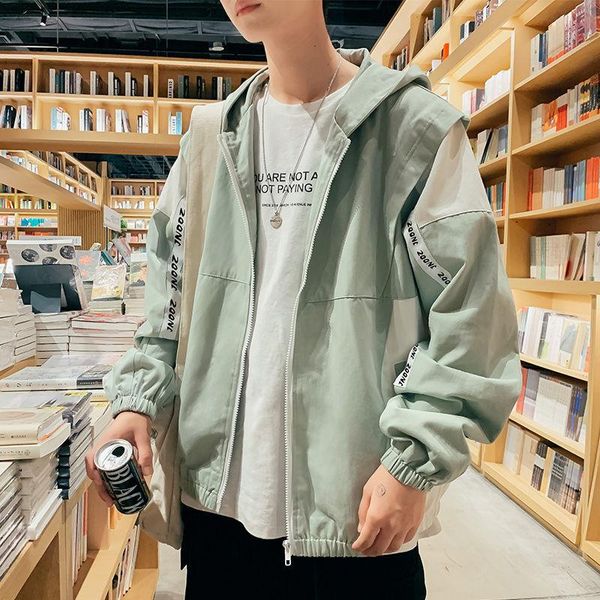 hooded jacket men 's autumn and winter korean fashion spring japanese men's jackets, Black;brown
hooded jacket men 's autumn and winter korean fashion spring japanese men's jackets, Black;brown