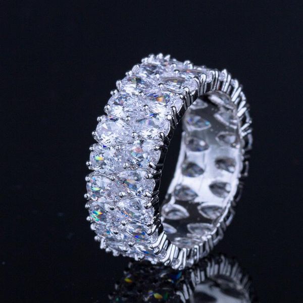 wedding rings knock double row full cubic water droplet zirconia engagement band for women bridal fashion jewelry, Slivery;golden
wedding rings knock double row full cubic water droplet zirconia engagement band for women bridal fashion jewelry, Slivery;golden