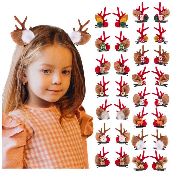 party favor 1pair hair clip christmas gift for kids creative hairpin children small gold powder antler
party favor 1pair hair clip christmas gift for kids creative hairpin children small gold powder antler