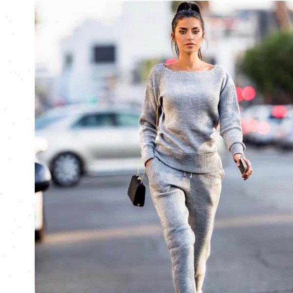 jogger casual simple daily women tracksuits spring sets solid tracksuit hoodies sweatshirt pants 2pcs suits sport wear, Gray
jogger casual simple daily women tracksuits spring sets solid tracksuit hoodies sweatshirt pants 2pcs suits sport wear, Gray