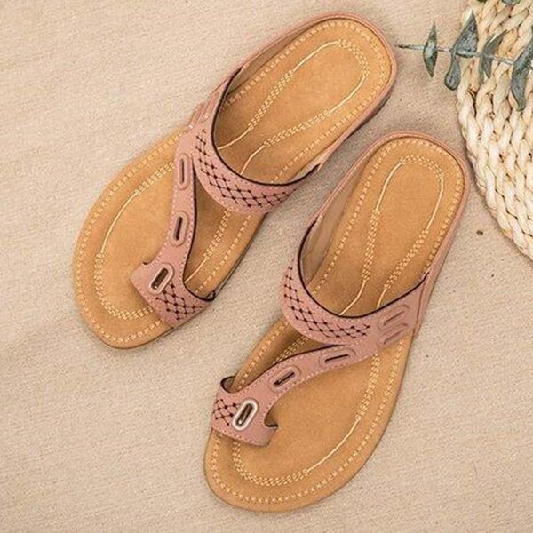 women sandals orthopedic women's shoes flat slipper vintage anti-slip flip flops ladies plus size 43 slippers, Black
women sandals orthopedic women's shoes flat slipper vintage anti-slip flip flops ladies plus size 43 slippers, Black
