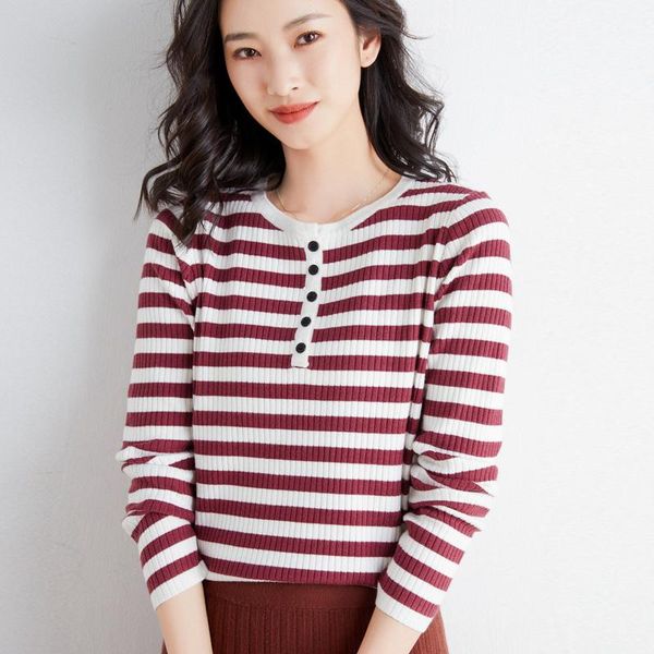 women's sweaters autumn and winter products blended wool round neck slim-fit base knitted sweater color matching outer inner wear, White;black
women's sweaters autumn and winter products blended wool round neck slim-fit base knitted sweater color matching outer inner wear, White;black