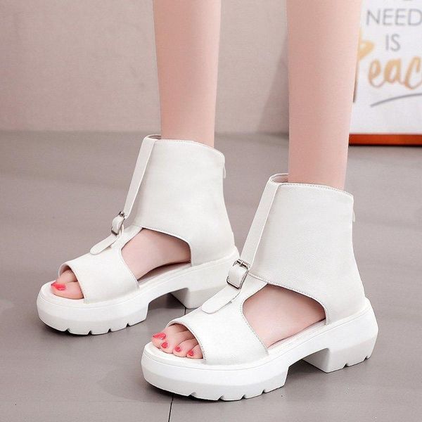 dress shoes vogue women summer platform sandals zipper peep toe chunky woman vintage pu leather roman sandalias sapato feminino, Black
dress shoes vogue women summer platform sandals zipper peep toe chunky woman vintage pu leather roman sandalias sapato feminino, Black