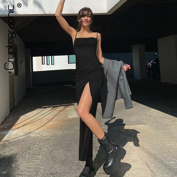 spaghetti strap womens midi dresses 2021 spring fashion outfit elegant black sleevelss split sundress dressby air, Black;gray
spaghetti strap womens midi dresses 2021 spring fashion outfit elegant black sleevelss split sundress dressby air, Black;gray
