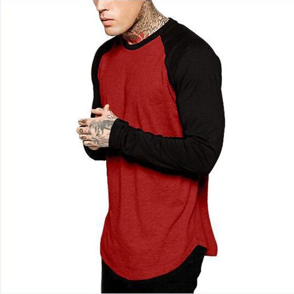 men's t-shirts men long sleeves raglan sleeve t shirt autumn style casual fashion clothing hip hop streetwear tshirt splicing male tees, White;black
men's t-shirts men long sleeves raglan sleeve t shirt autumn style casual fashion clothing hip hop streetwear tshirt splicing male tees, White;black