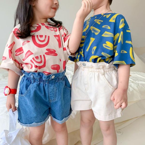 shorts summer girls boys fashion high waist loose denim kids children casual 2 colors, Black
shorts summer girls boys fashion high waist loose denim kids children casual 2 colors, Black