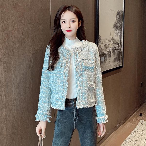 women's jackets tweed coats for women o neck long sleeve single breasted tassel trim autumn winter jacket female fashion 2021, Black;brown
women's jackets tweed coats for women o neck long sleeve single breasted tassel trim autumn winter jacket female fashion 2021, Black;brown