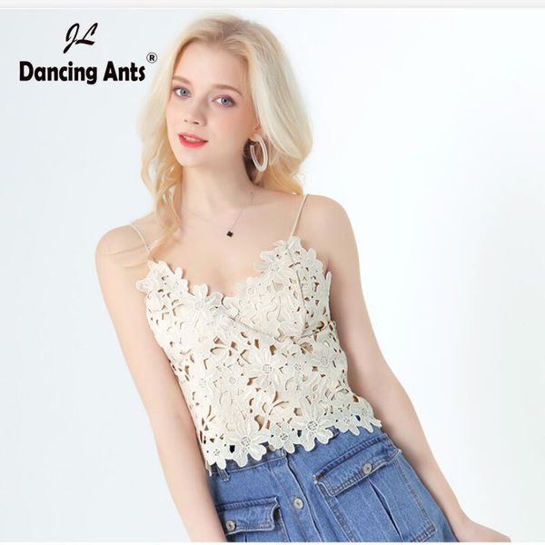 women's tanks & camis woman sling vest v-neck sleeveless backless sweet girl vests lace embroidery hollow out slim female fashion short, White
women's tanks & camis woman sling vest v-neck sleeveless backless sweet girl vests lace embroidery hollow out slim female fashion short, White