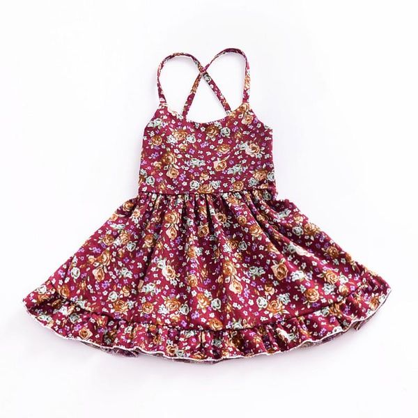 girl's dresses summer toddler baby girls dress bohemian sleeveless halter strap floral clothing princess party sweet, Red;yellow
girl's dresses summer toddler baby girls dress bohemian sleeveless halter strap floral clothing princess party sweet, Red;yellow