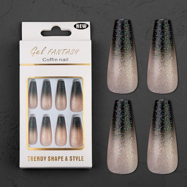 false nails 24 pcs/set long wearing gradient extensions patch manicure nail diy tips accessories, Red;gold
false nails 24 pcs/set long wearing gradient extensions patch manicure nail diy tips accessories, Red;gold