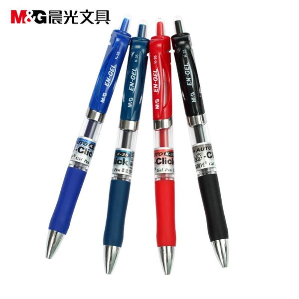gel pens m&g k-35 normal plastic rollerball pen 0.5mm black / red blue 4 colors for chose school office supplies
gel pens m&g k-35 normal plastic rollerball pen 0.5mm black / red blue 4 colors for chose school office supplies