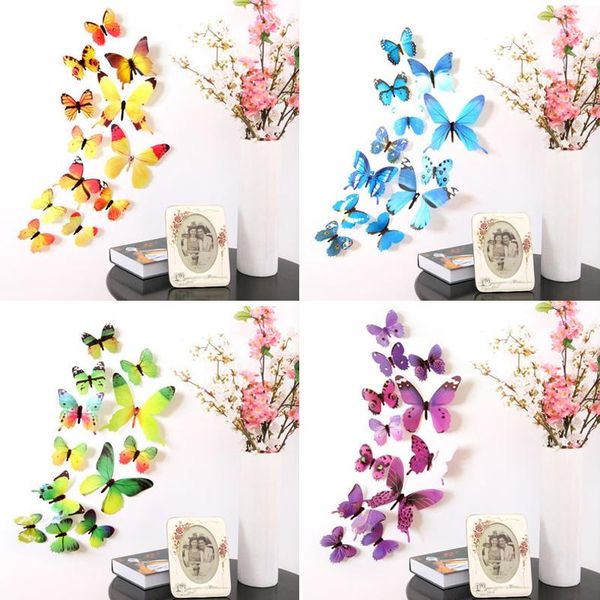 wall stickers 12pcs butterflies sticker decals on the year home decorations 3d butterfly pvc wallpaper for living room
wall stickers 12pcs butterflies sticker decals on the year home decorations 3d butterfly pvc wallpaper for living room