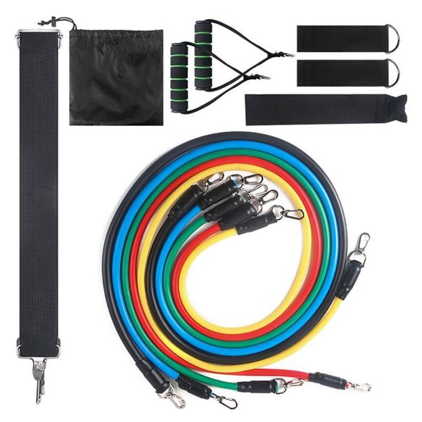 bare tube pull rope 11 pieces set foot ring door buckle hook indoor training tensilery resistance bands
bare tube pull rope 11 pieces set foot ring door buckle hook indoor training tensilery resistance bands