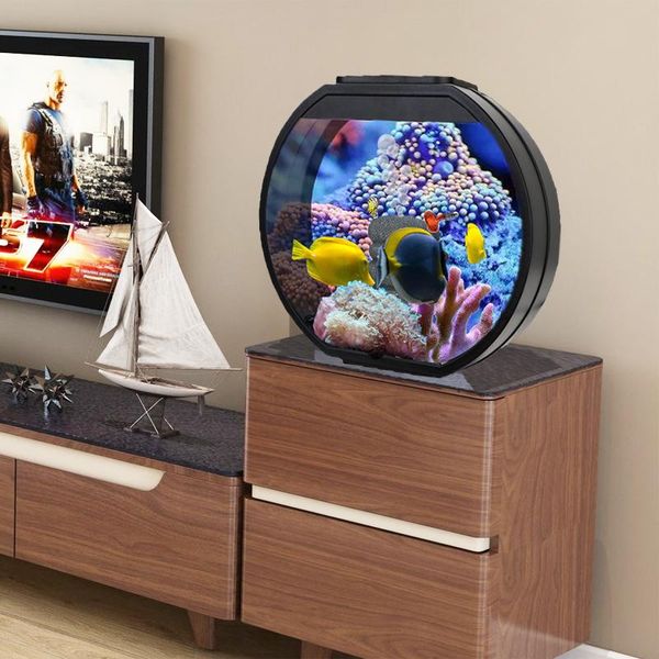 aquariums fashion creative fish tank decoration living room office desksmall round glass ecological lazy change aquarium
aquariums fashion creative fish tank decoration living room office desksmall round glass ecological lazy change aquarium