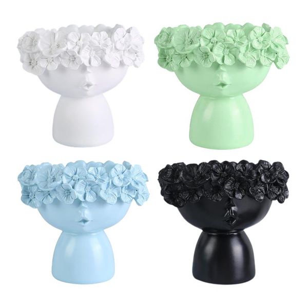 vases x14x14cm vase decoration flower pot resin deskart head planter nordic for flowers shelf modern home ornaments
vases x14x14cm vase decoration flower pot resin deskart head planter nordic for flowers shelf modern home ornaments