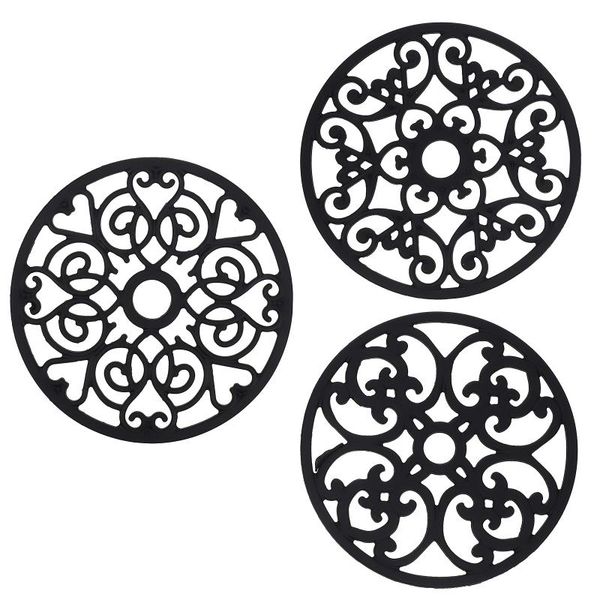 mats & pads 3pcs silicone placemats heat resistant anti-scalding (black)
mats & pads 3pcs silicone placemats heat resistant anti-scalding (black)