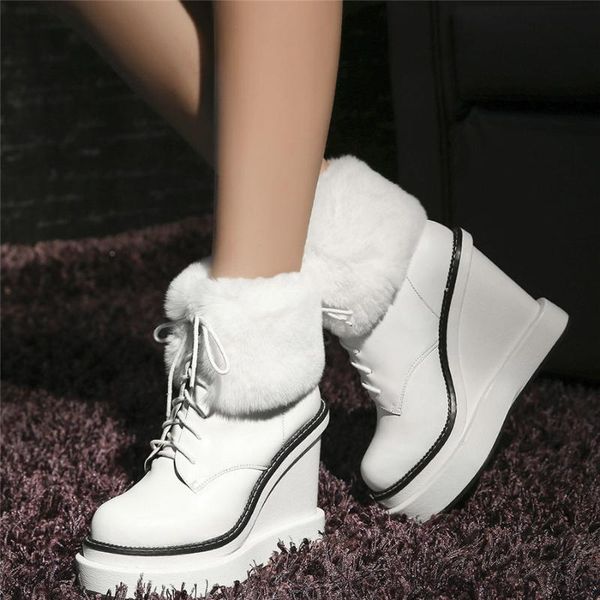 boots fashion sneakers women genuine leather wedges high heel ankle female winter warm fur platform pumps shoes, Black
boots fashion sneakers women genuine leather wedges high heel ankle female winter warm fur platform pumps shoes, Black