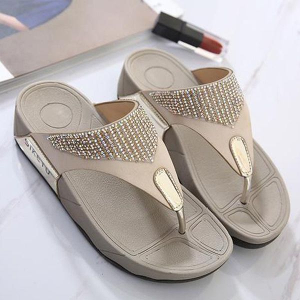 slippers 2021 beach ladies outer wedge sandals thick bottom flip flops summer fashion, Black
slippers 2021 beach ladies outer wedge sandals thick bottom flip flops summer fashion, Black