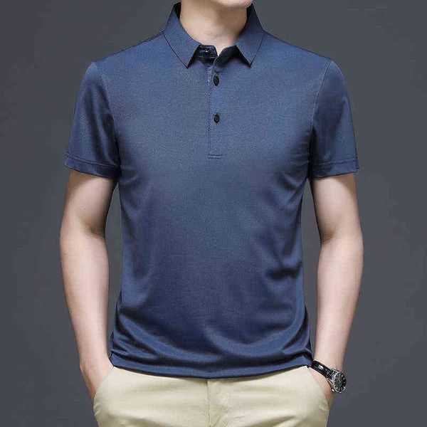 summer youth casual short sleeve t-shirt trendy men's thin lapel solid color polo, White;black
summer youth casual short sleeve t-shirt trendy men's thin lapel solid color polo, White;black