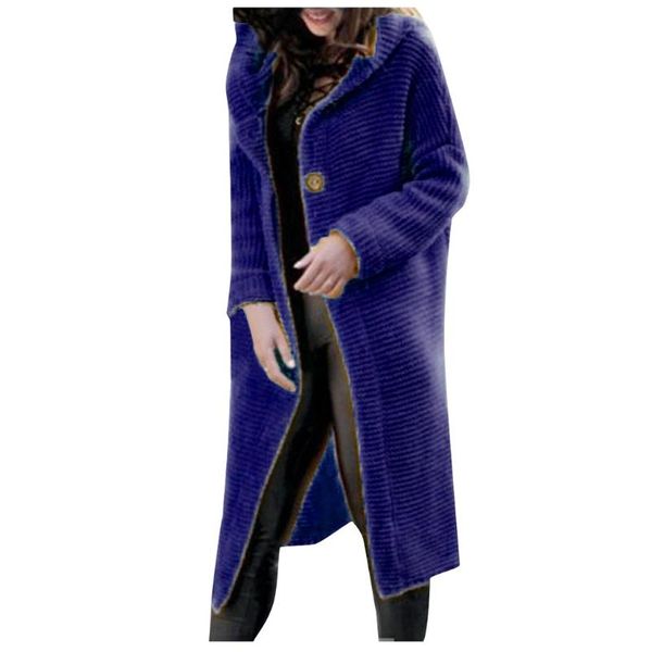 women's jackets women womens warm long coat loose plus size hooded cardigan sweater outwear buttons front #yb40, Black;brown
women's jackets women womens warm long coat loose plus size hooded cardigan sweater outwear buttons front #yb40, Black;brown