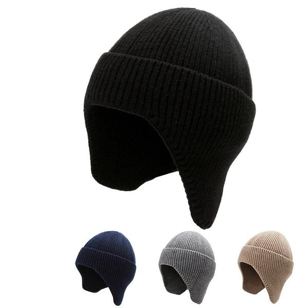 beanies foux women autumn winter knitted earflaps thick hair keep warm cycling pure color skullies bonnet turban hat pile caps 
beanies foux women autumn winter knitted earflaps thick hair keep warm cycling pure color skullies bonnet turban hat pile caps