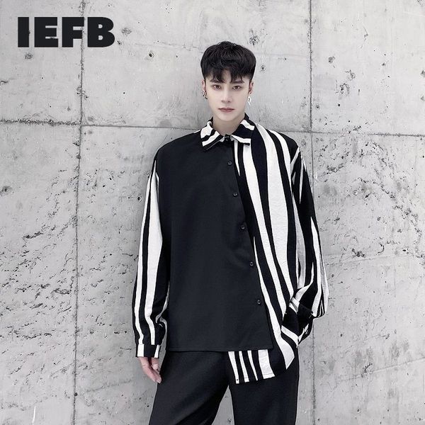 iefb /men's wear spring long sleeve shirts for male fashion contrast color personality pattern big size 9y3980 210524, White;black
iefb /men's wear spring long sleeve shirts for male fashion contrast color personality pattern big size 9y3980 210524, White;black
