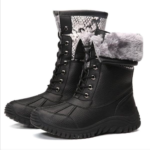boots russia 2021 winter women plus velvet warm outdoor leather snow rubber outsole high-tube shoes, Black
boots russia 2021 winter women plus velvet warm outdoor leather snow rubber outsole high-tube shoes, Black