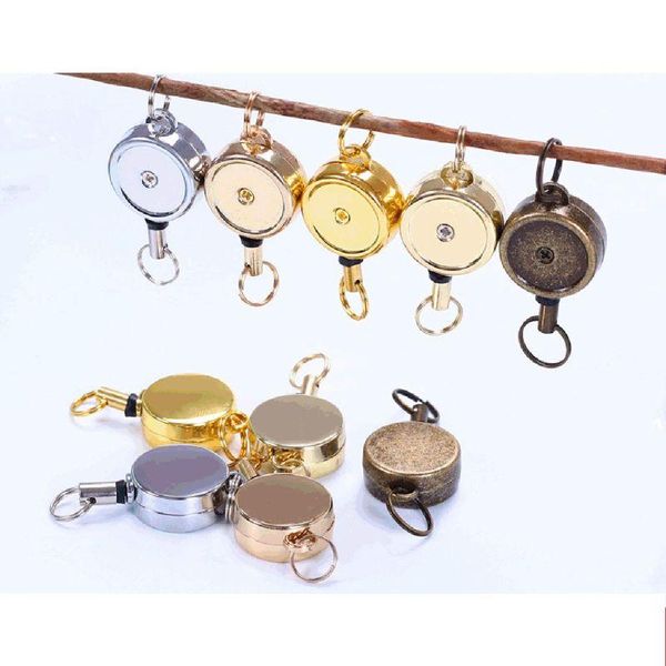 keychains 5 colors heavy duty zinc alloy retractable badge holder reel all metal casing id keychain jewelry findings, Silver
keychains 5 colors heavy duty zinc alloy retractable badge holder reel all metal casing id keychain jewelry findings, Silver