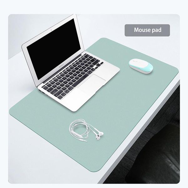 mouse pads & wrist rests pu leather desk pad with suede base, non-slip pad, waterproof writing mat, blotter protector 
mouse pads & wrist rests pu leather desk pad with suede base, non-slip pad, waterproof writing mat, blotter protector