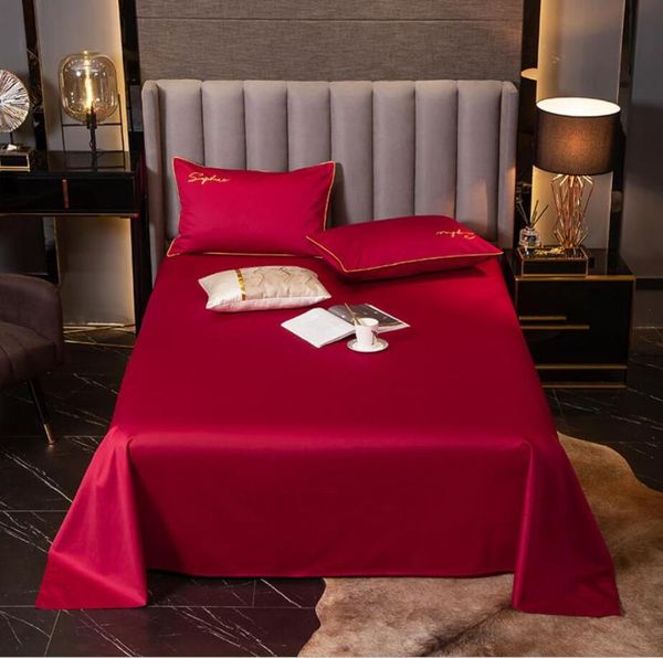 sheets & sets red bedding bed sheet cases solid color cover flat linen cotton for king queen size home textile
sheets & sets red bedding bed sheet cases solid color cover flat linen cotton for king queen size home textile