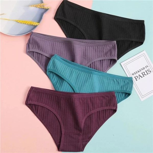women's panties cotton 3pcs soft striped women underpants solid girls briefs female lingerie -xl comfort underwear, Black;pink
women's panties cotton 3pcs soft striped women underpants solid girls briefs female lingerie -xl comfort underwear, Black;pink