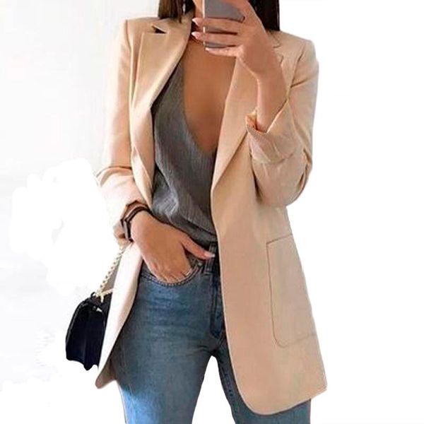 women's jackets elegant women lady solid business blazer fashion long sleeve slim turn-down collar ol cardigan outwear coat khaki black, Black;brown
women's jackets elegant women lady solid business blazer fashion long sleeve slim turn-down collar ol cardigan outwear coat khaki black, Black;brown